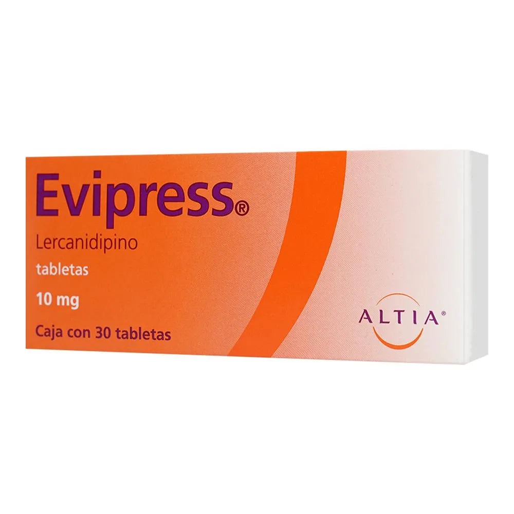 EVIPRESS LECARNIDIPINO 10 MG TAB 30