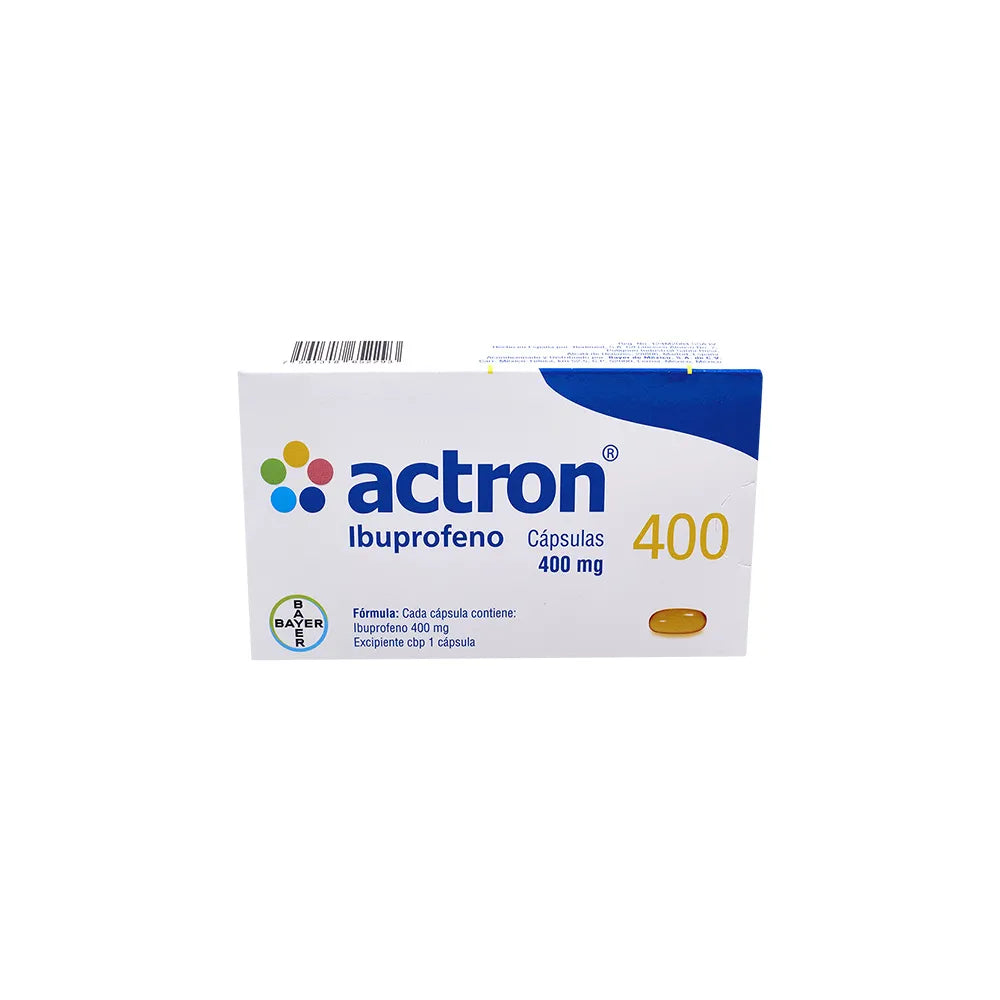 ACTRON IBUPROFENO 400 MG CAJ/10 CAPS
