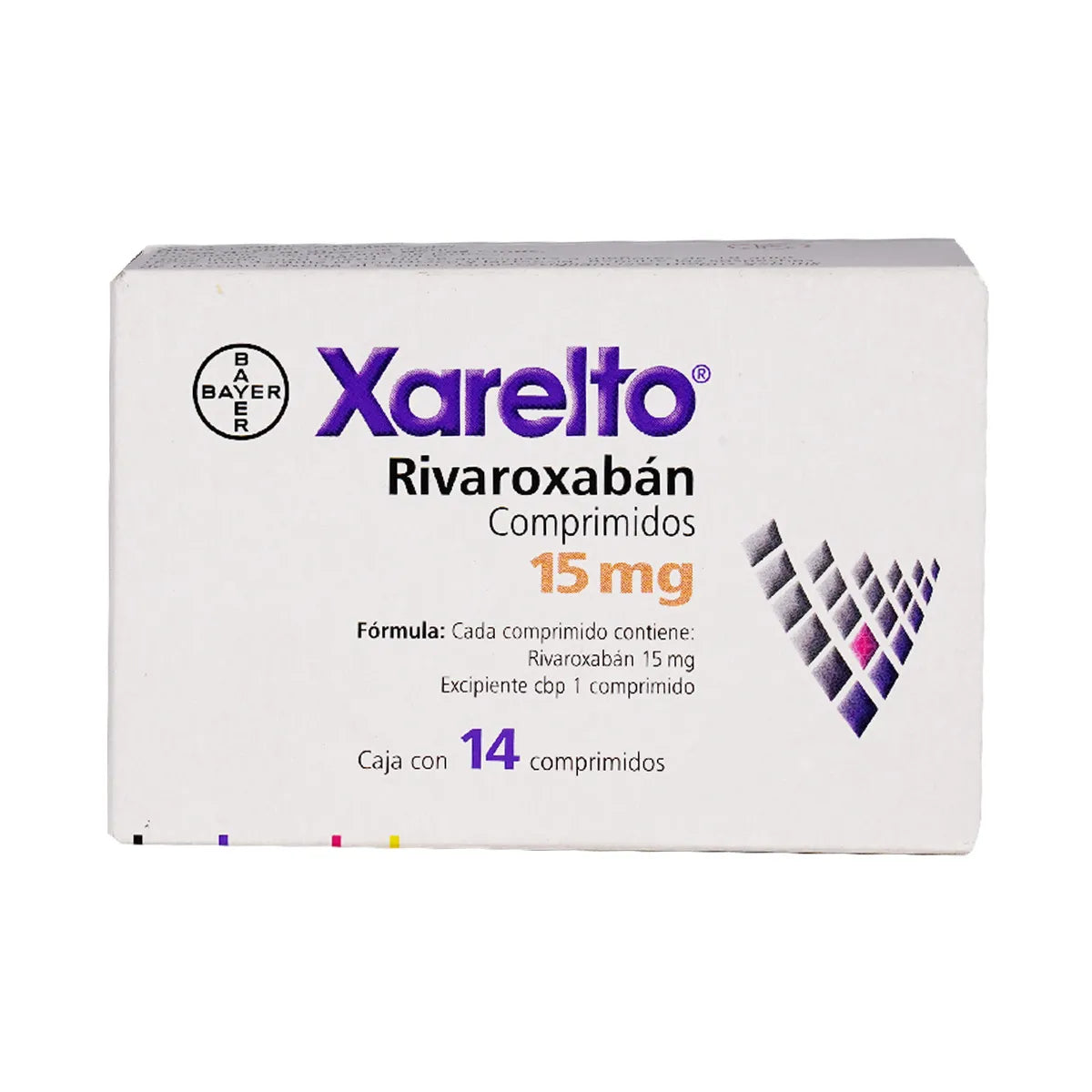 XARELTO RIVAROXABAN 15 MG TAB CAJ/14