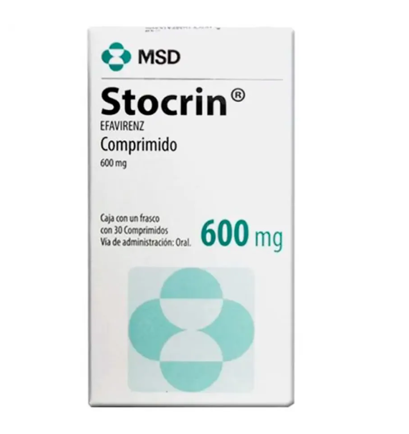 STOCRIN EFAVIRENZ 600 MG COMP CAJ/30
