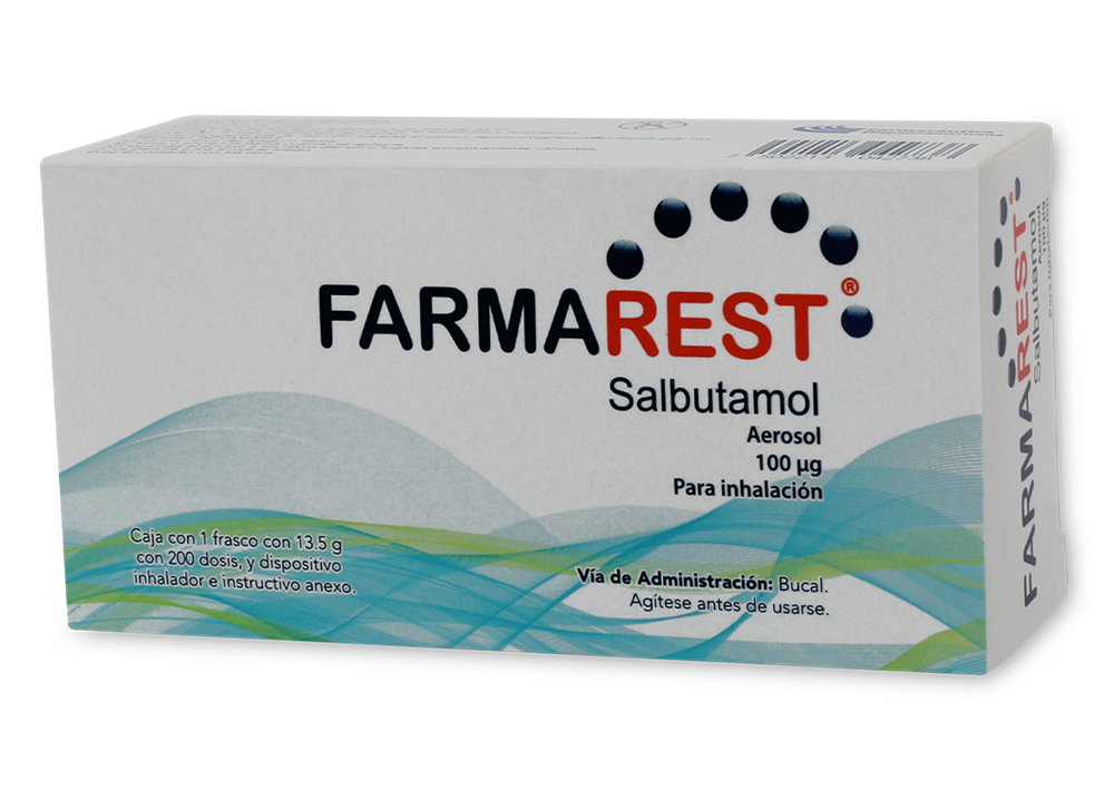 FARMAREST SALBUTAMOL 100UG/DOSIS CAJ/1FCO INH 200 DOSIS