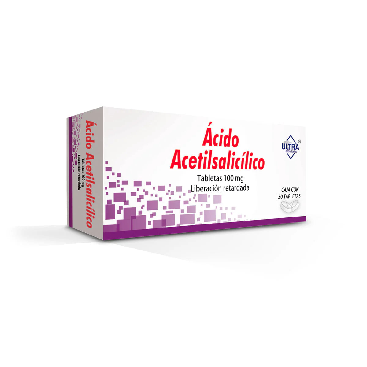 ACIDO ACETILSALISILICO 100 MG CON 30 ULTRA