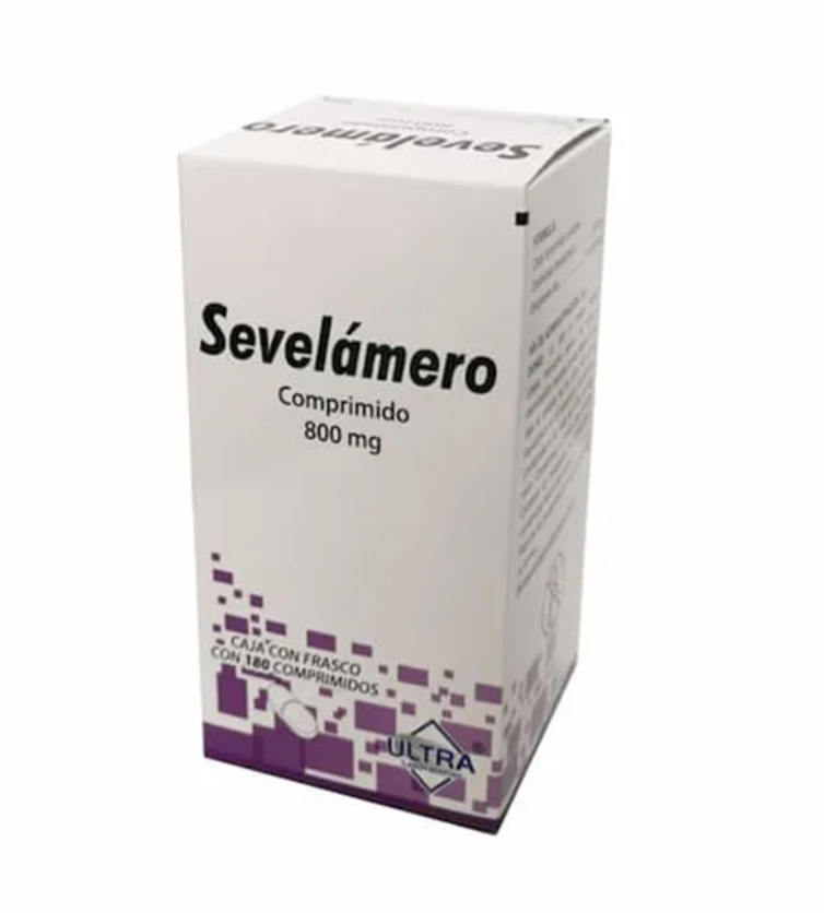 SEVELAMER SEVELAMERO 800 MG TAB CAJ/180