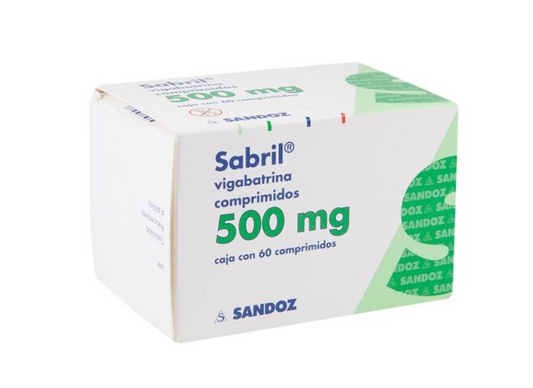 SABRIL VIGABATRINA 500 MG COM CAJ C/60