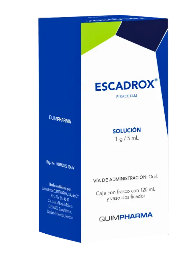 ESCADROX PIRACETAM 1 GR/5ML SOL 120 ML CAJ/1