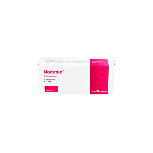 NODUTAX EXEMESTANO 25 MG CAJ/30 COMPRIMIDOS