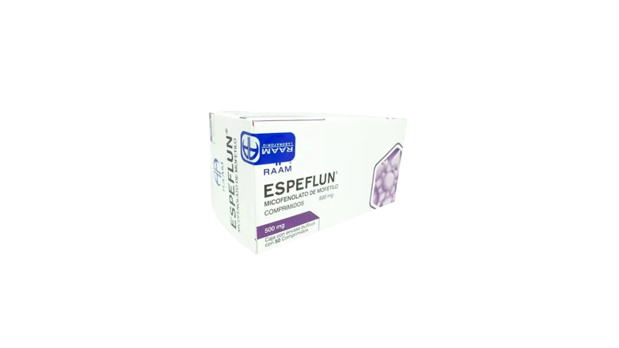 ESPEFLUN MICOFENOLATO DE MOFETILO 500 MG COMP CAJ/50