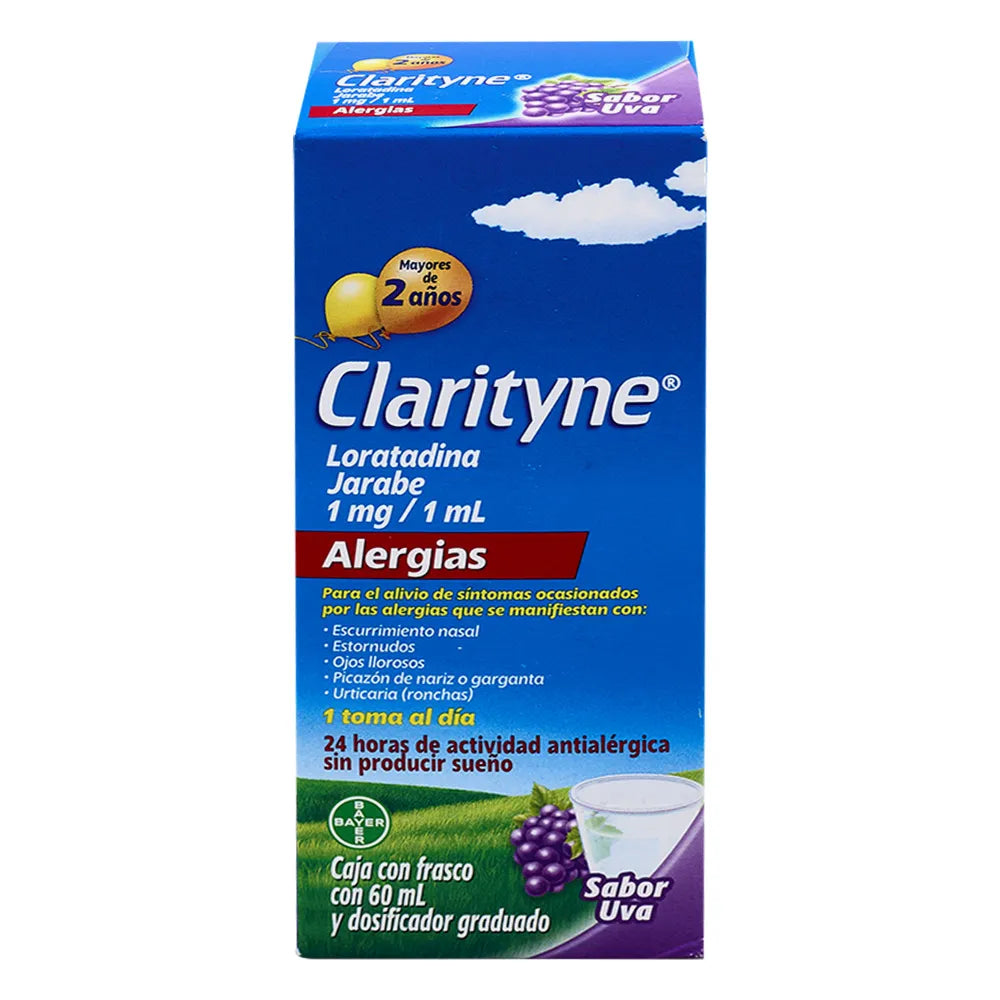 CLARITYNE LORATADINA UVA 1MG/1 ML CAJ/60 ML