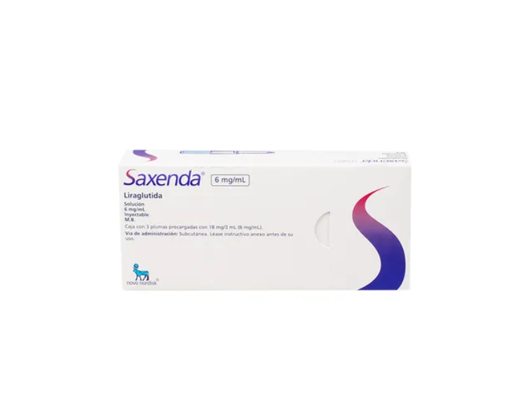 SAXENDA LIRAGLUTIDA 6MG/ML 3 PLP C/3ML