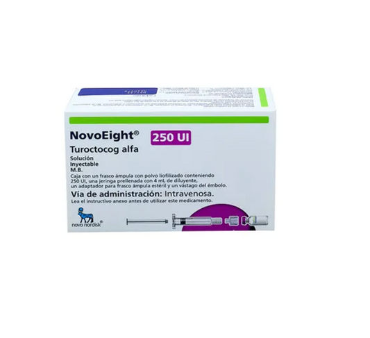 NOVOEIGHT TUROCTOCOG ALFA LIOFILIZADO 250 UI FAM CAJ C/1v