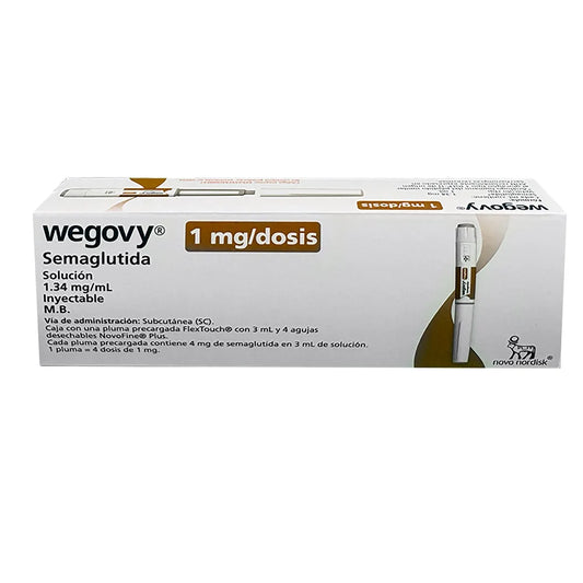 WEGOVY SEMAGLUTIDA 1 MG/DOSIS  1 JPLL 4 DOSIS