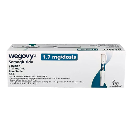 WEGOVY SEMAGLUTIDA 1.7 MG/DOSIS  1 JPLL 4 DOSIS