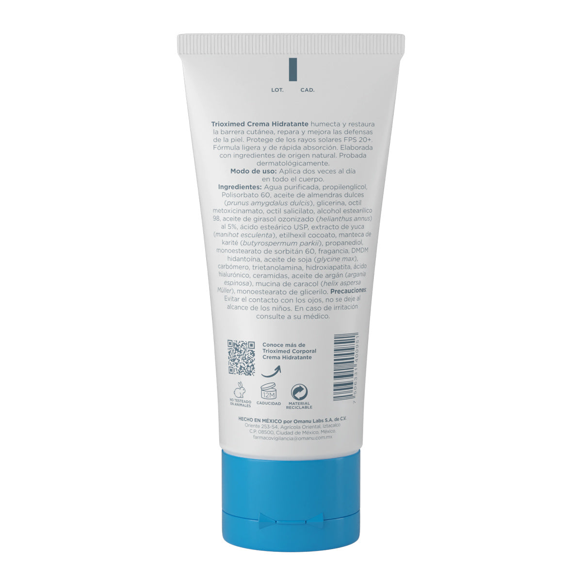 CREMA CORPORAL HIDRATANTE 100 ML