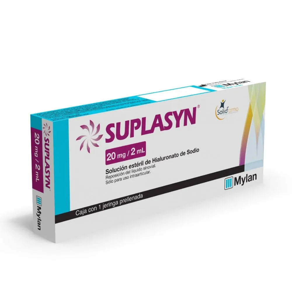 SUPLASYN HIALURONATO DE SODIO 20MG/ 2 ML CAJ/( 1 JGP