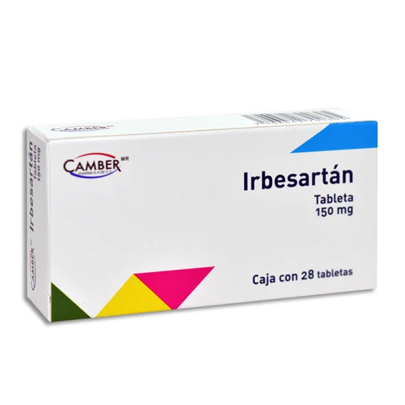 IRBESARTAN 150 MG CAJ/28 TAB