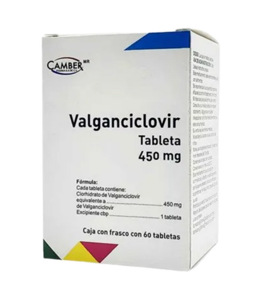 VALGANCICLOVIR 450MG COM FCO C/60