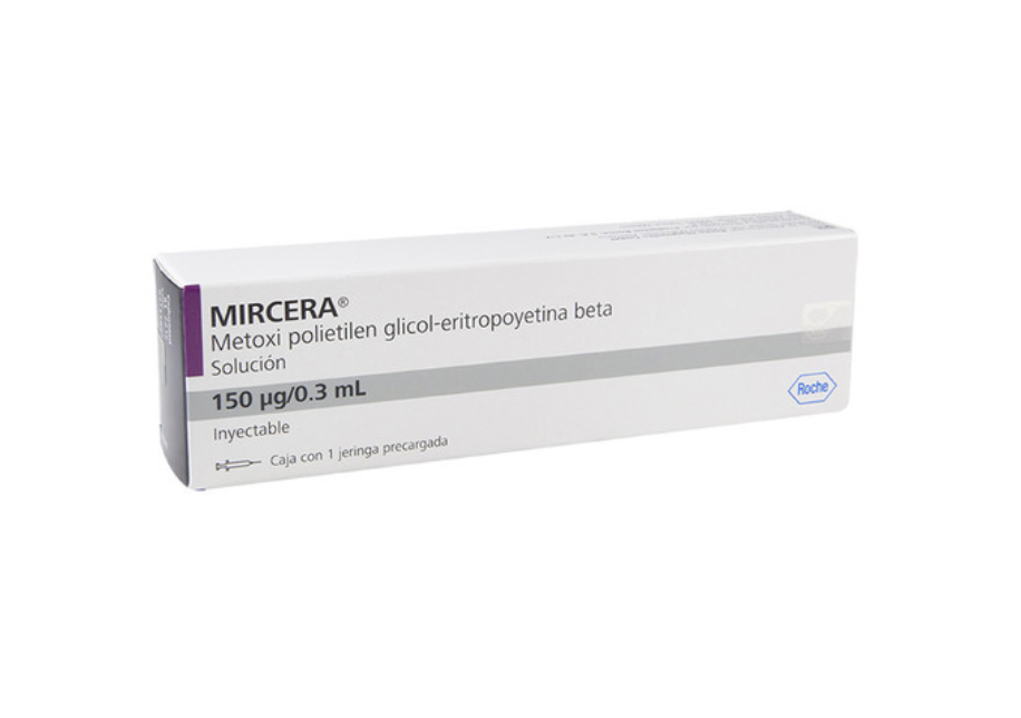 MIRCERA METOXIPOLIETILEN ERITROPOYETINA BETA 150MCG/3ML JGP CAJ C/1