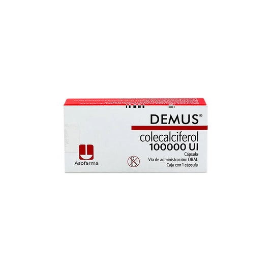 DEMMUS COLECALCIFEROL 100000UI CAJ/1 TAB