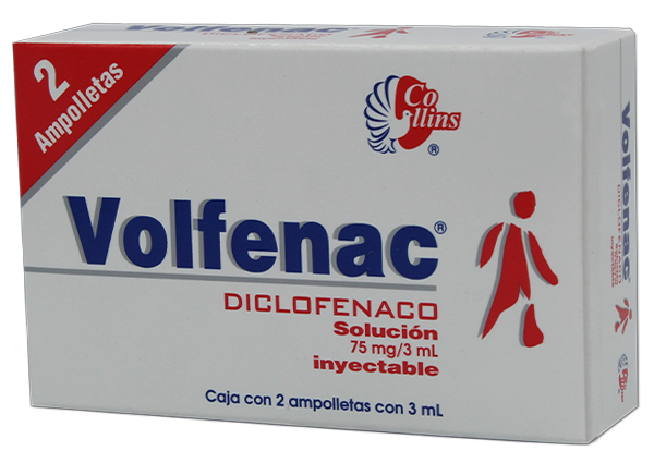 VOLFENAC DIFLOCENACO 75 MG INY CAJ/2 FAM