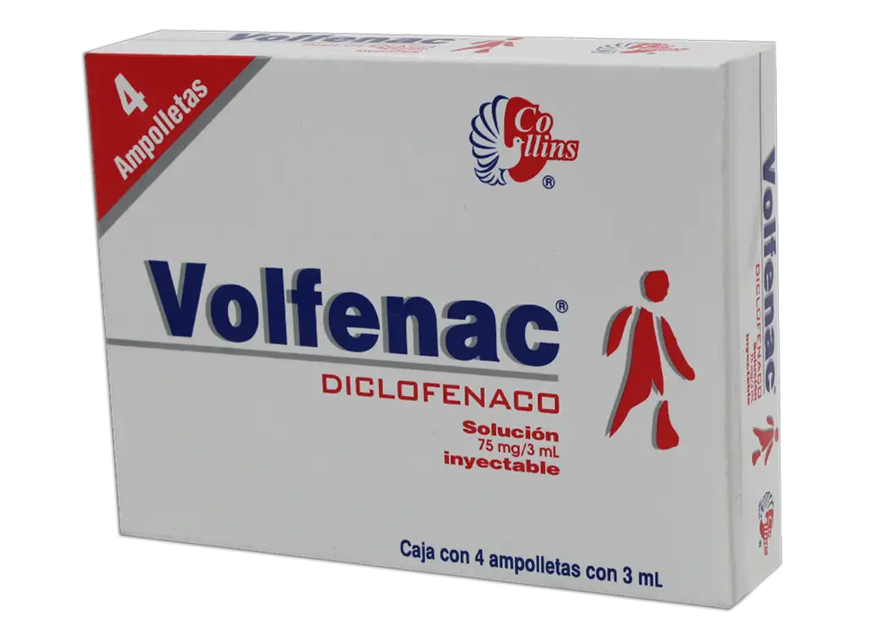 VOLFENAC DICLOFENACO 75 MG CAJ/4 AMP