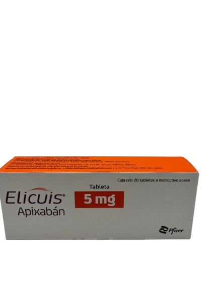 ELICUIS APIXABAN 5 MG CAJA CON 20 TABLETAS