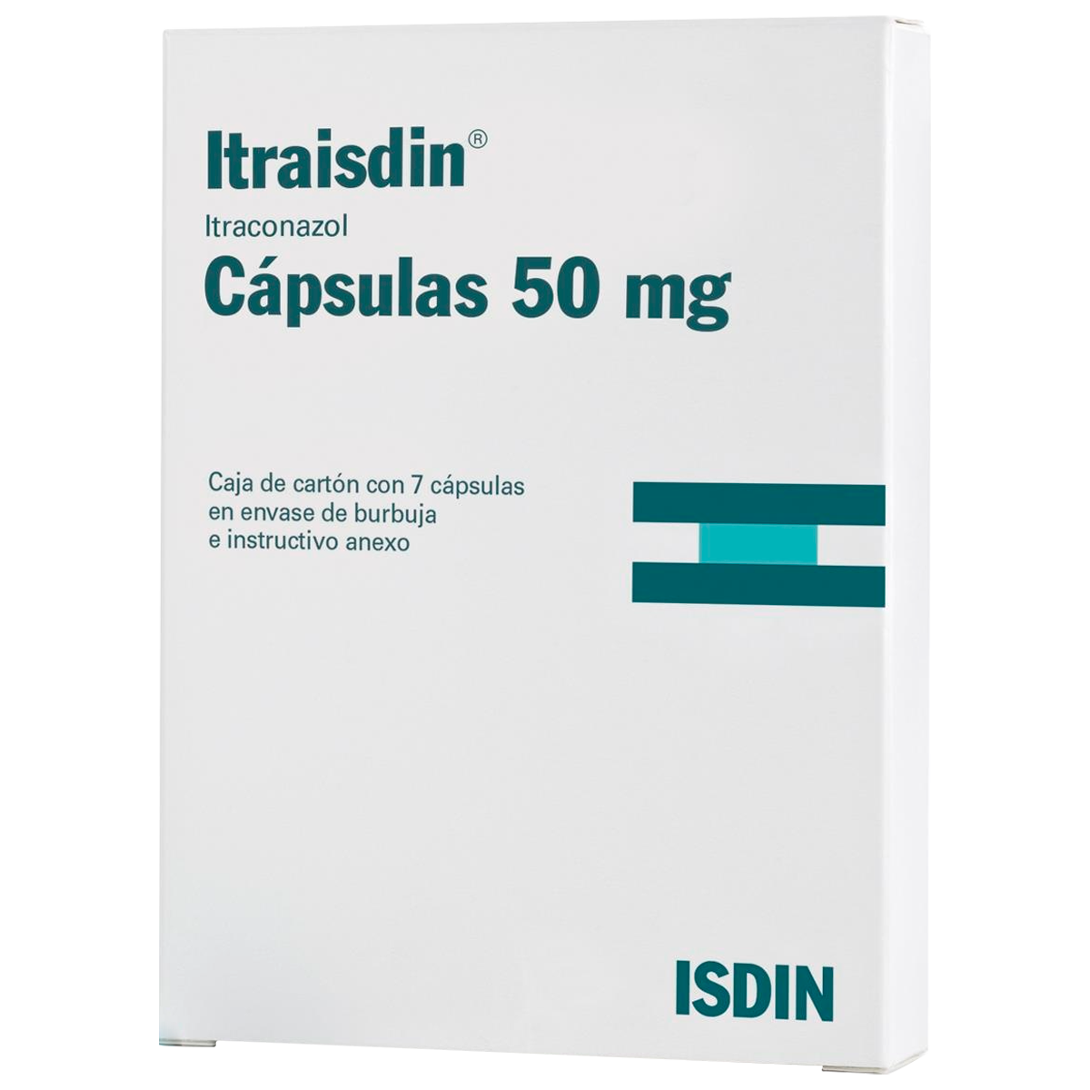 ITRAISDIN 50MG C/7 CAPSULAS
