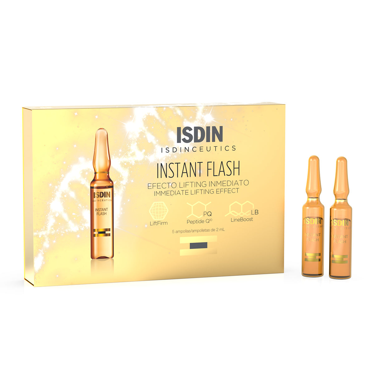 ISDINCEUTICS INSTANT FLASH AMP. 5X2ML