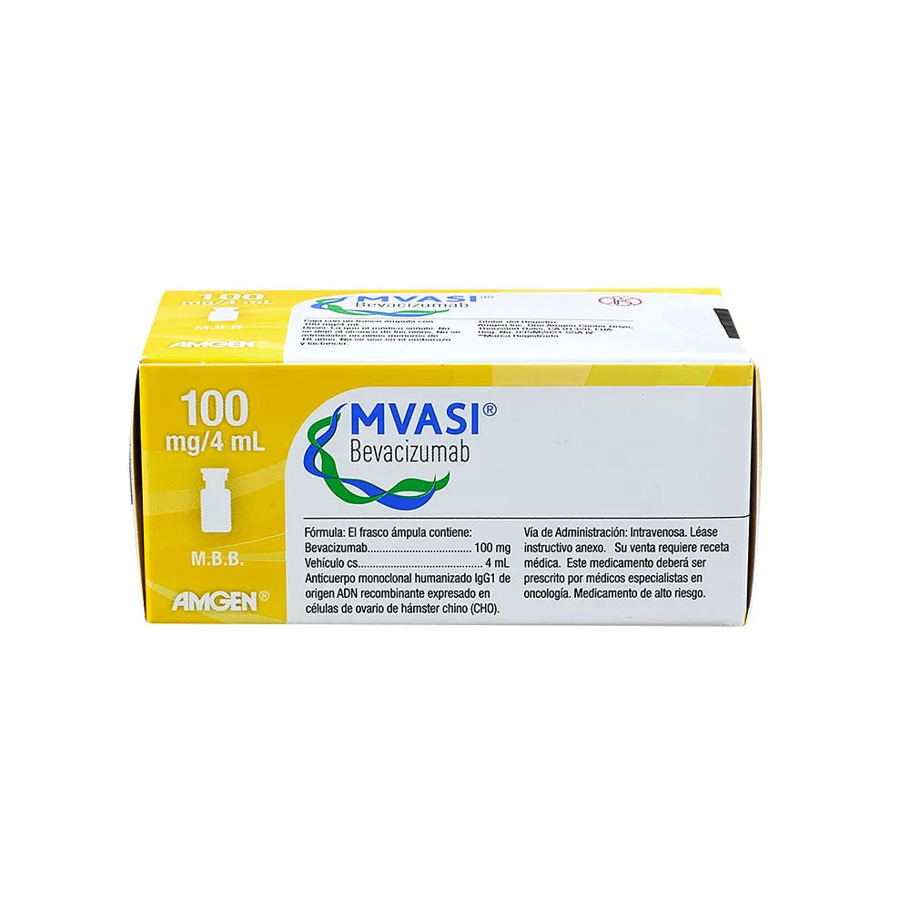 MVASI BEVACIZUMAB 100 MG/ 4 ML SOL FCO AMP CAJ C/1