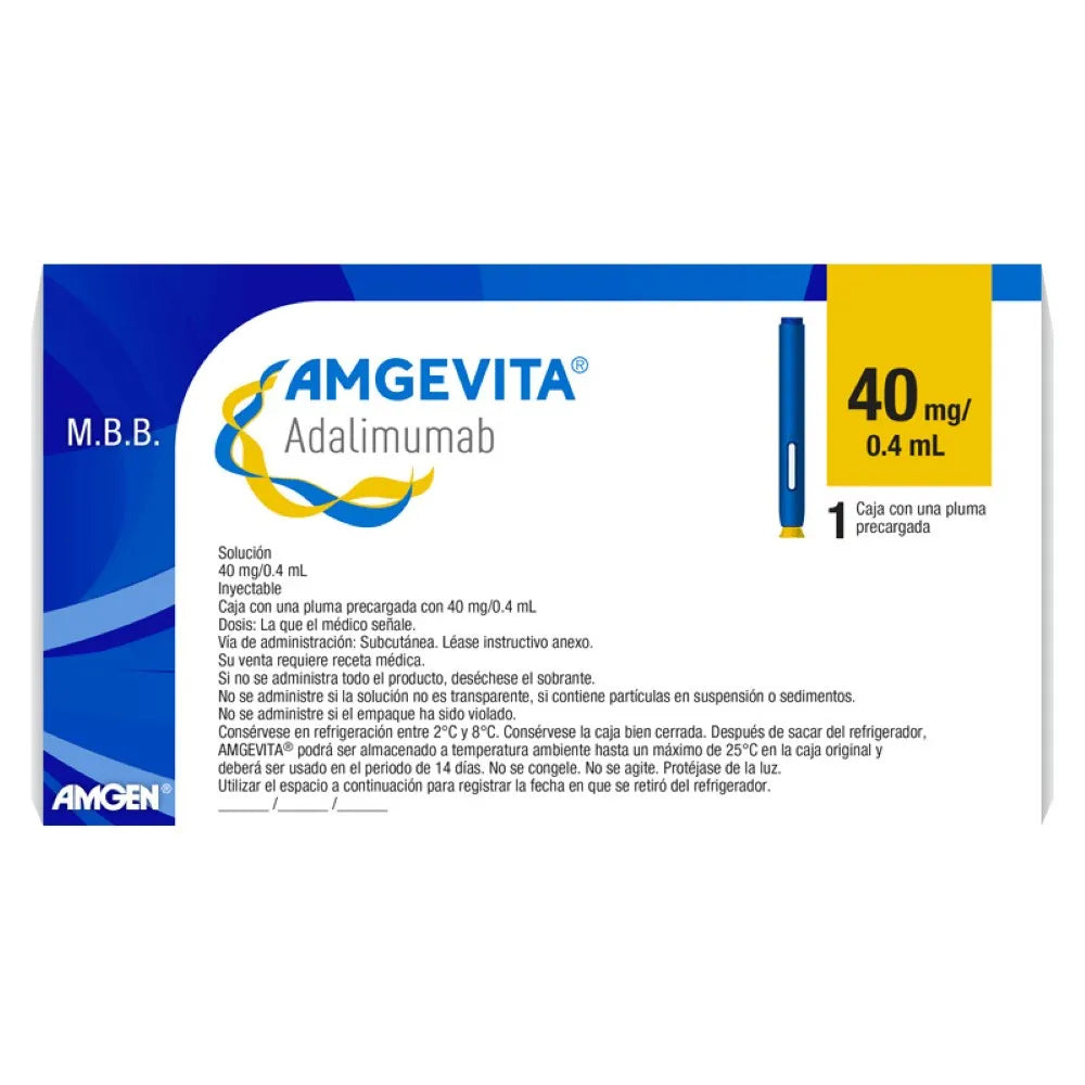 AMGEVITA LC 40 MG / 0.8 ML CAJ/ 1 JGP