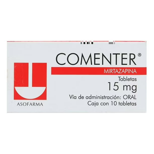 COMENTER MIRTAZAPINA 15MG - .TAB. - 10