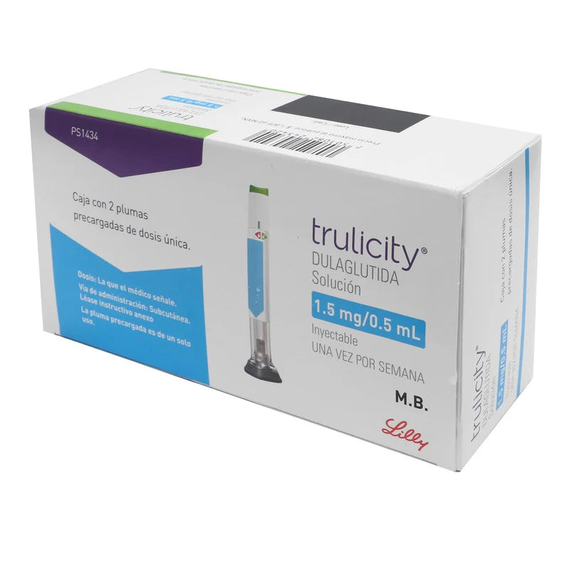 TRULICITY DULAGLUTIDA 1.5MG/ 0.5 ML CAJ/2 JGP