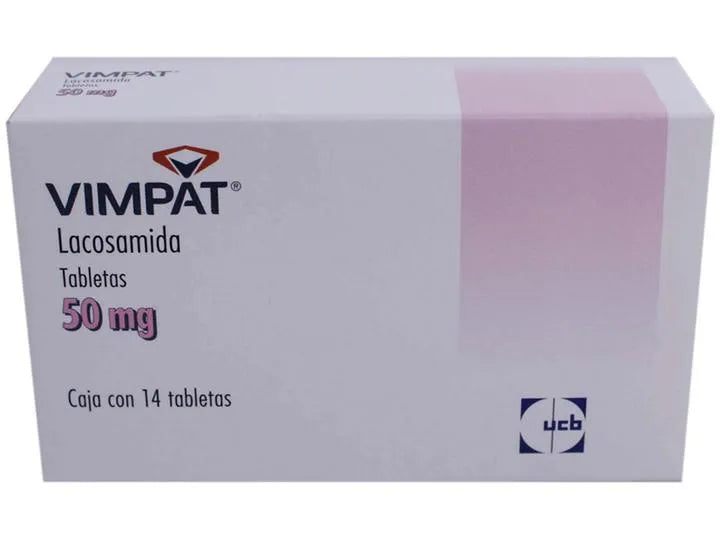 VIMPAT LACOSAMIDA 50MG TAB CAJ C/14