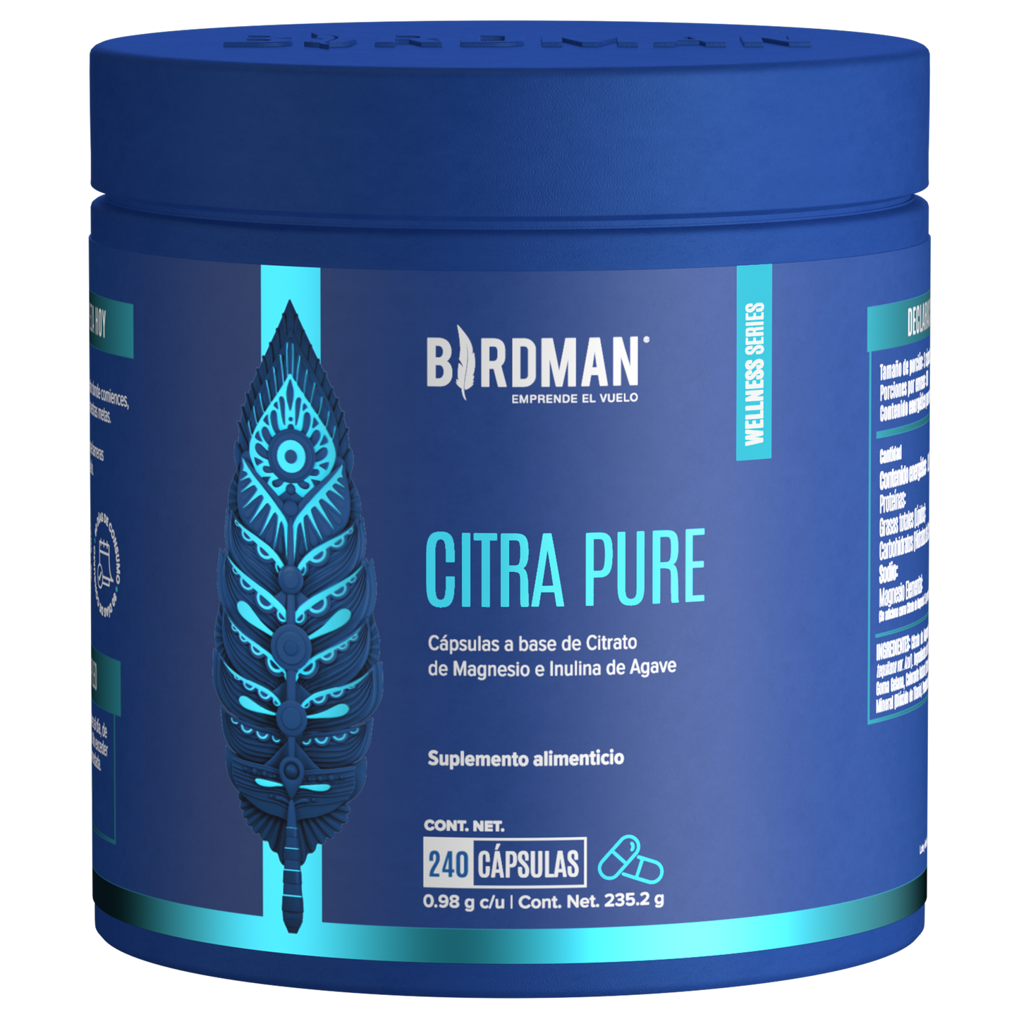 Citra pure 400 mg 240 cápsulas