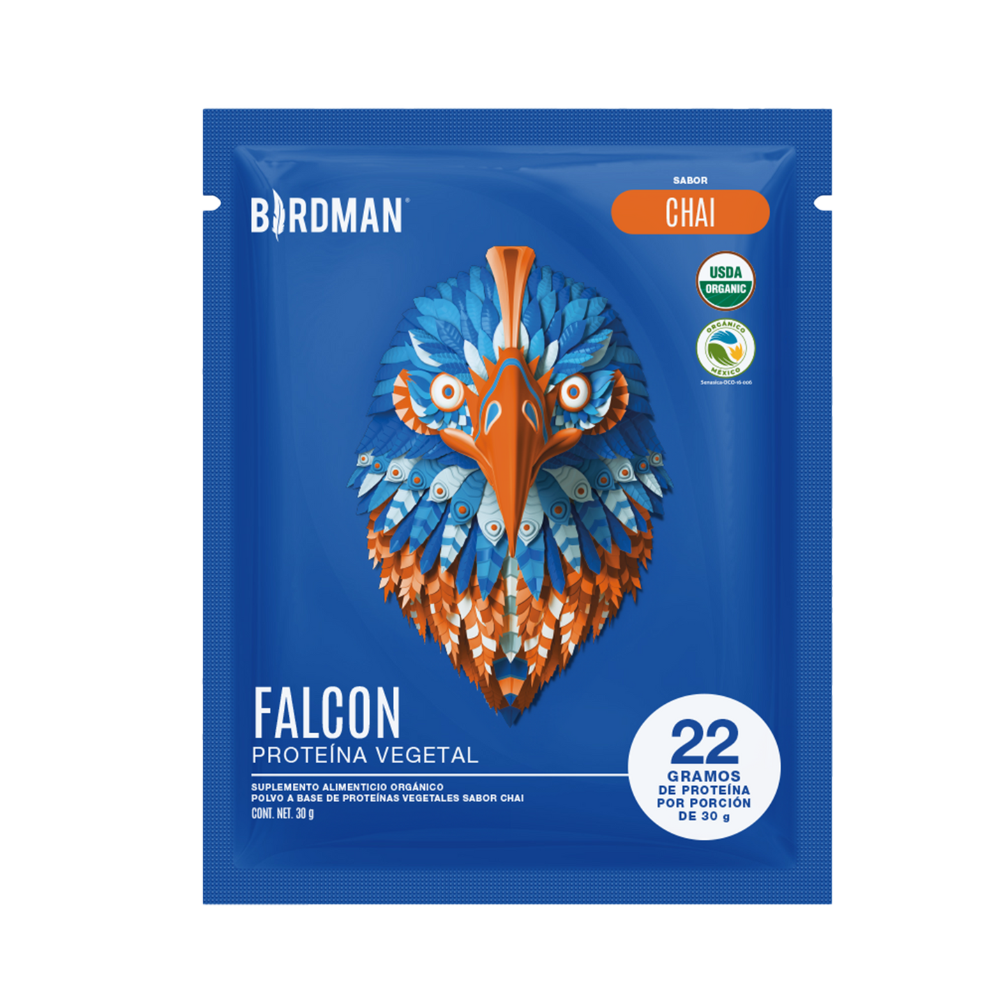 Falcon protein 12 pack sobres chai 12 sobres