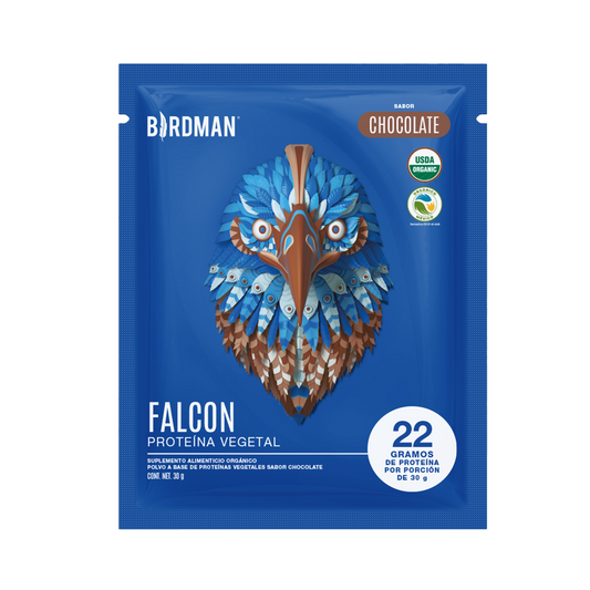 Falcon protein 12 pack sobres choco bronze 12 sobres