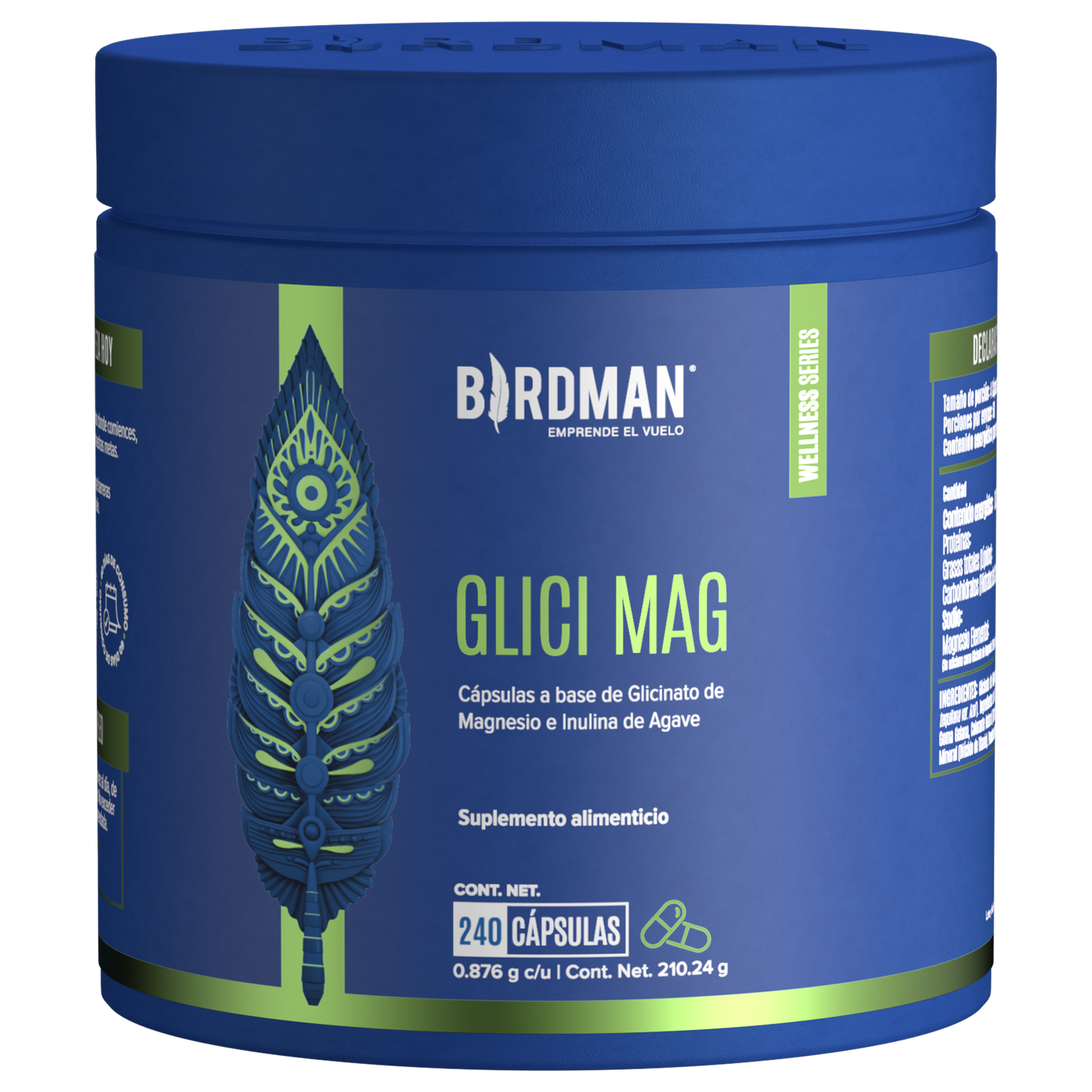Glici mag 400 mg 240 cápsulas