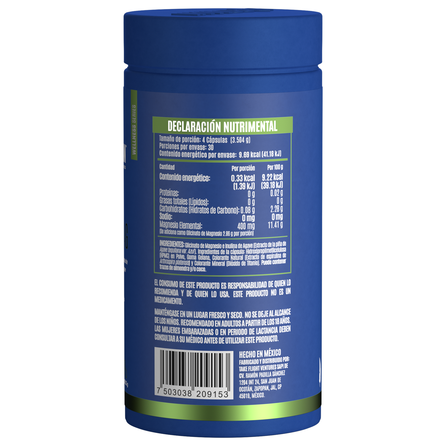 Glici mag 400 mg 120 cápsulas
