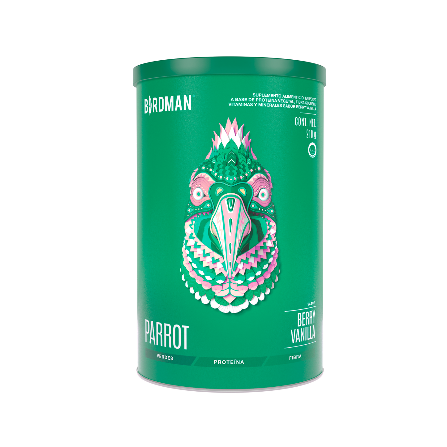 Parrot Greens & Protein Berry Vainilla 210 g