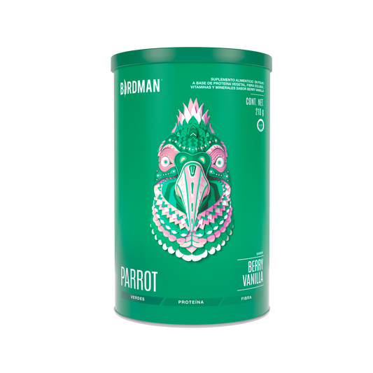 Parrot Greens & Protein Berry Vainilla 210 g
