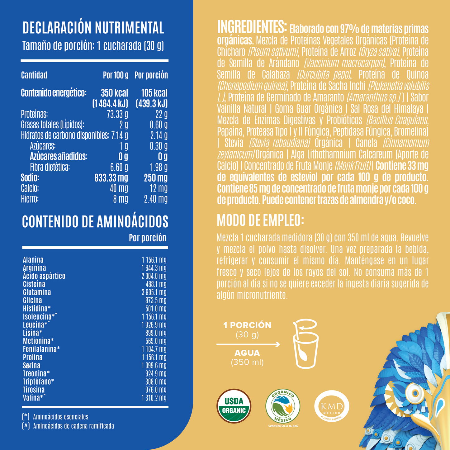 Falcon Protein 12 Pack Sobres Vainilla 12 sobres