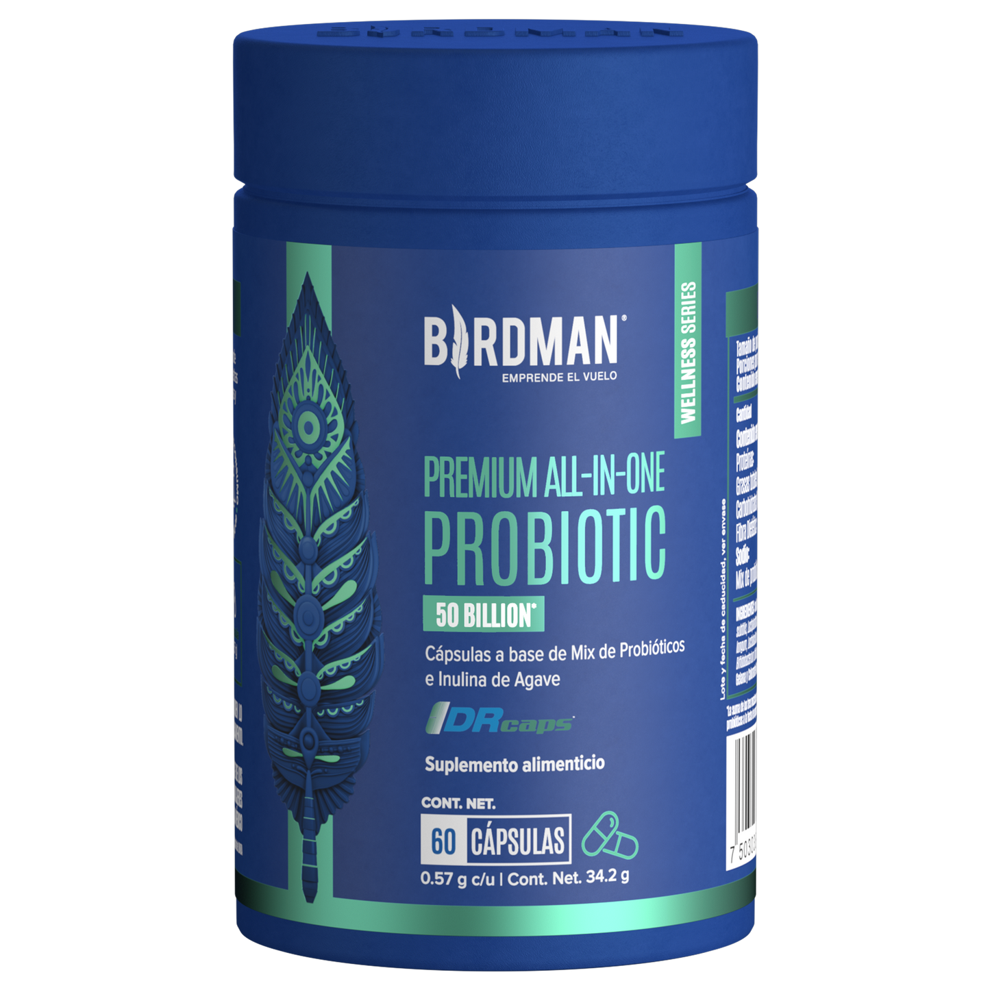 PREMIUM ALL-IN-ONE PROBIOTIC - PROBIÓTICOS CON 50 BILLONES DE UFC - 60 CÁPSULAS - 60 PORCIONES
