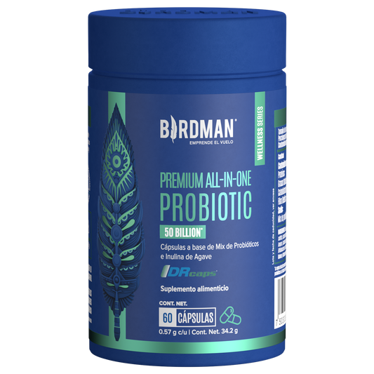 PREMIUM ALL-IN-ONE PROBIOTIC - PROBIÓTICOS CON 50 BILLONES DE UFC - 60 CÁPSULAS - 60 PORCIONES