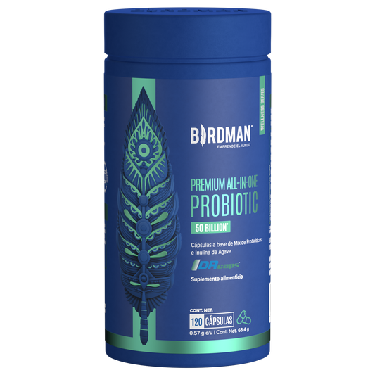PREMIUM ALL-IN-ONE PROBIOTIC - PROBIÓTICOS CON 50 BILLONES DE UFC - 120 CÁPSULAS - 120 PORCIONES