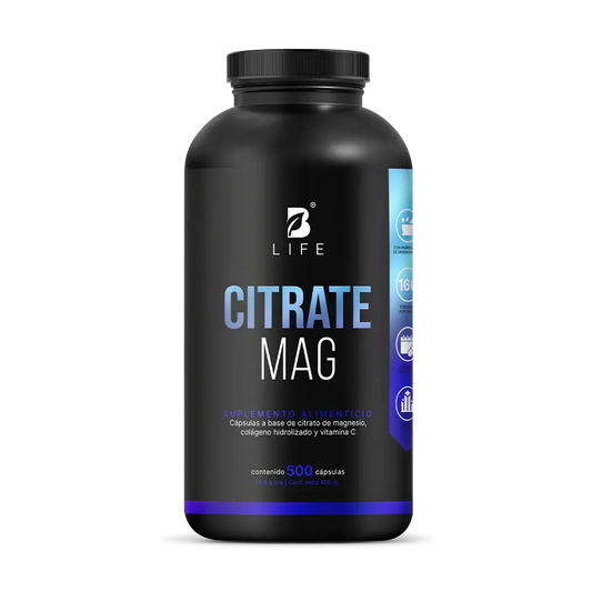 B Life Citrate Mag 500 caps