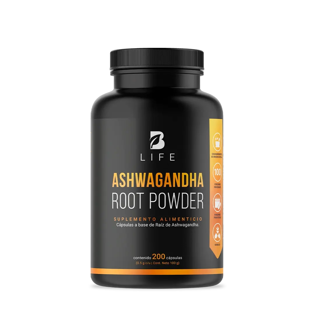B Life Ashwagandha Root Powder 200 caps