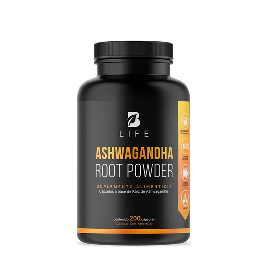 B Life Ashwagandha Root Powder 200 caps