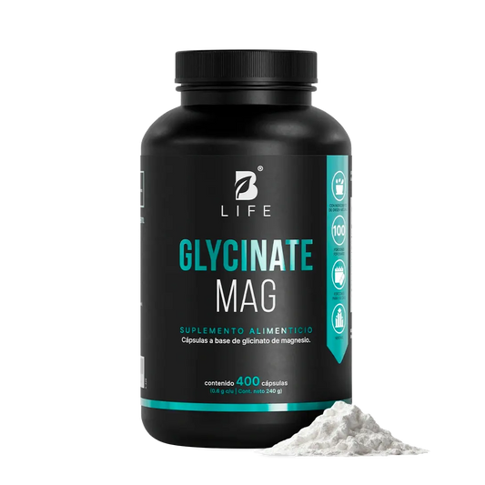 B Life Glycinate Mag 400 caps