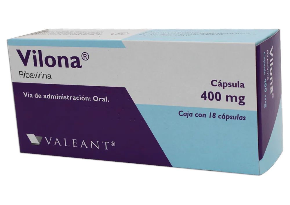VILONA RIVABIRINA 400 MG CAJ/18 CAPS