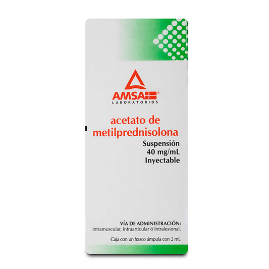 ACETATO DE METILPREDNISOLONA 40 MG CAJ/ 1 FAM