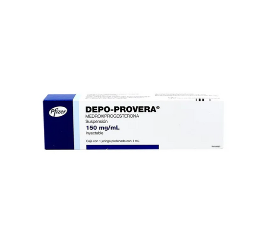 DEPO PROVERA MEDROXIPROGESTERONA 150MG JPRELL CAJ C/1